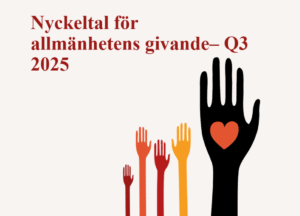 Svenskarnas givande ökar med 5,5 procent under tredje kvartalet