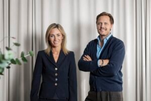 Bostadskreditfonden pressbild Hjalmar Sigurdarson Head of Capital och Lottie Löf vd ryt5