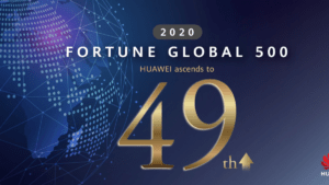 Huawei klättrar till plats nummer 49 på Fortune Global 500-listan 1