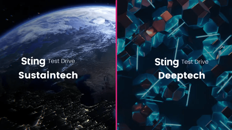 Sting Test Drive Sustaintech och Deepteck – ansökningen är öppen