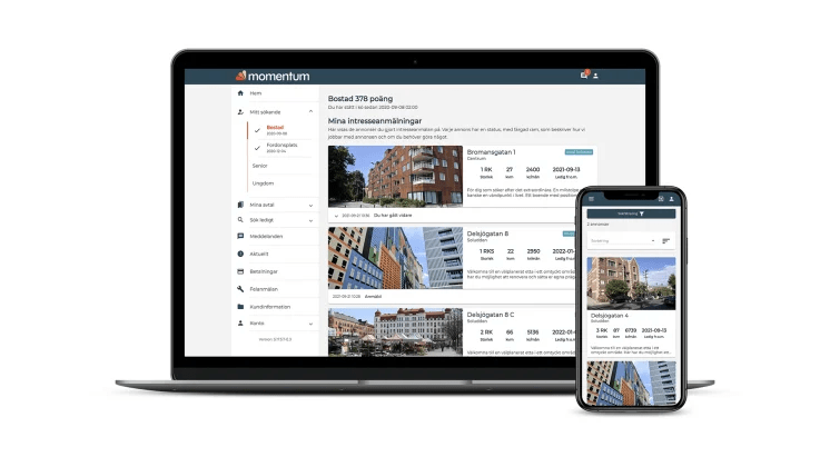 Momentum lanserar ny plattform för uthyrning