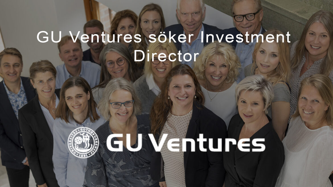 GU Ventures söker Investment Director