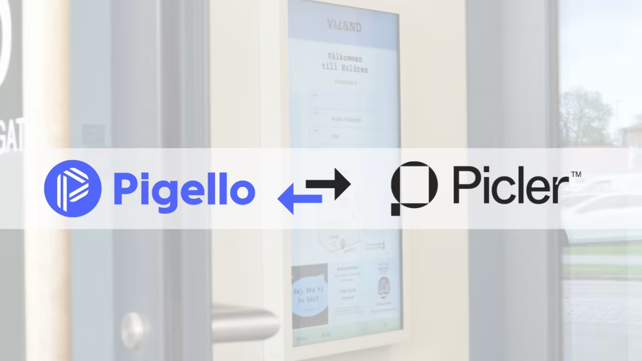 Pigello inleder samarbete med Picler för digitala infodisplayer