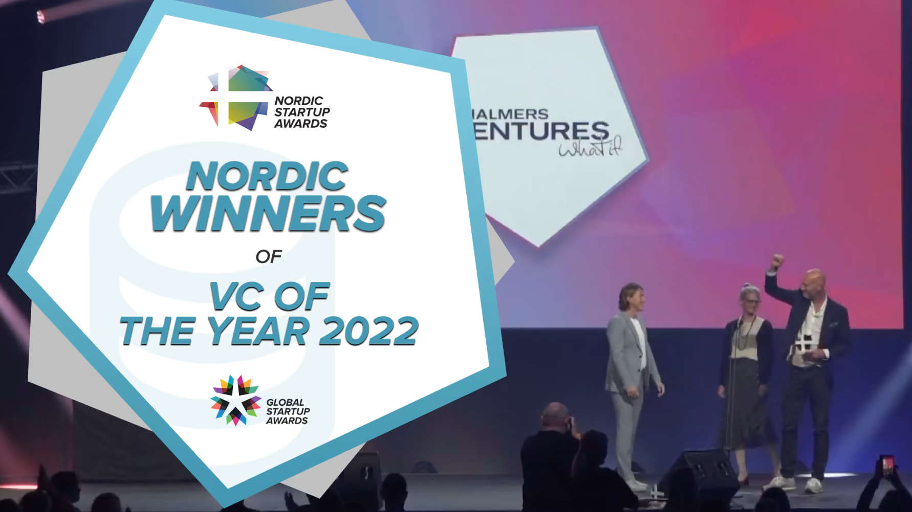 Chalmers Ventures utnämnd till Nordens bästa VC på Nordic Startup Awards