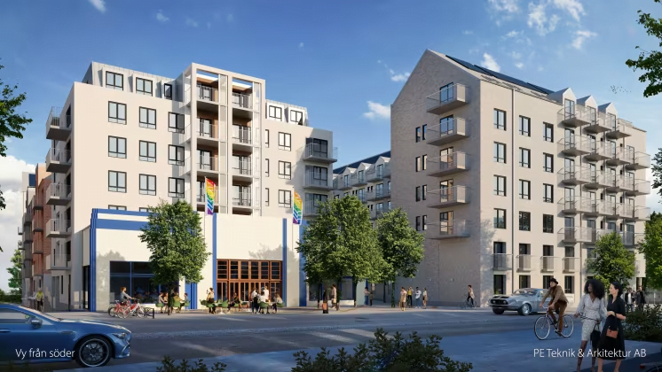 MKB och Peab tecknar avtal om 264 nya hyresbostäder i Malmö