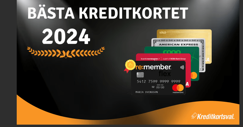 Kreditkortsval.se utser nu de bästa kreditkorten för 2024
