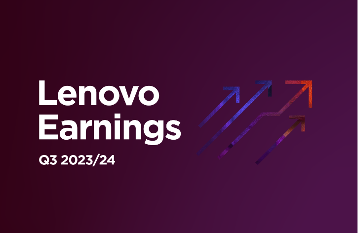 Lenovo återupptar årlig intäktsökning