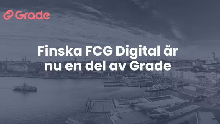 Finska FCG Digital är nu en del av Grade