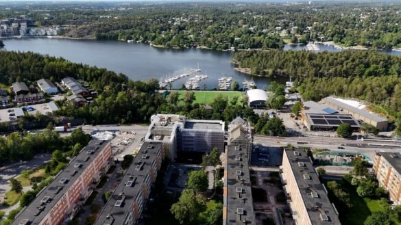 Trimble skapar digital precision inom Nackas stora stadsutvecklingsprojekt