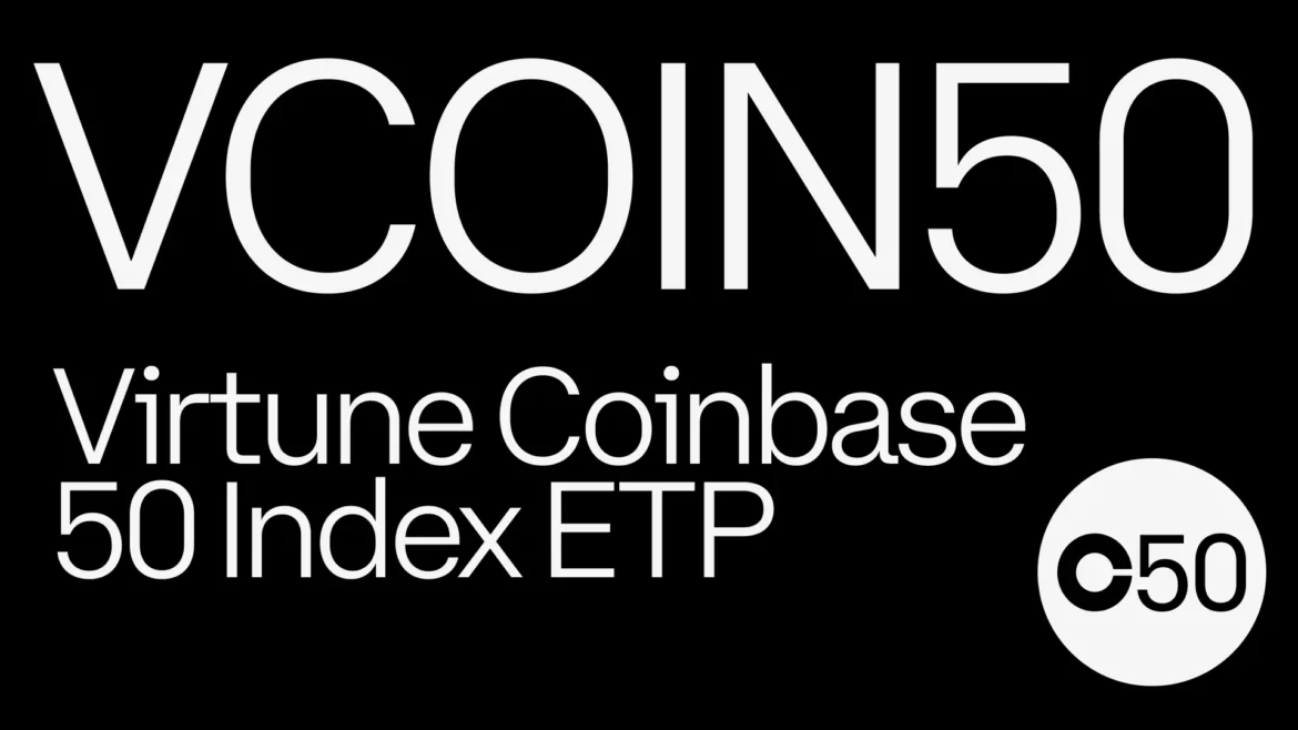 Officiell lansering av Virtune Coinbase 50 Index ETP markerad med bell ringning i Frankfurt
