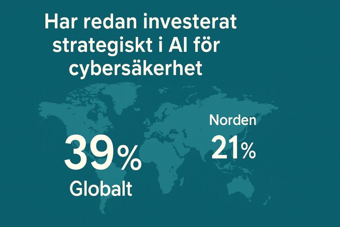 Ny rapport: Nordiska företag avvaktar med AI för cybersäkerhet