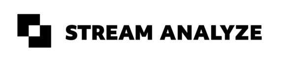 Stream Analyze Text+Symbol Logo Horizontal Black (002)
