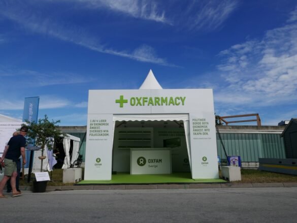 Oxfam tar ekonomisk ångest till Almedalen – öppnar världens första Oxfarmacy