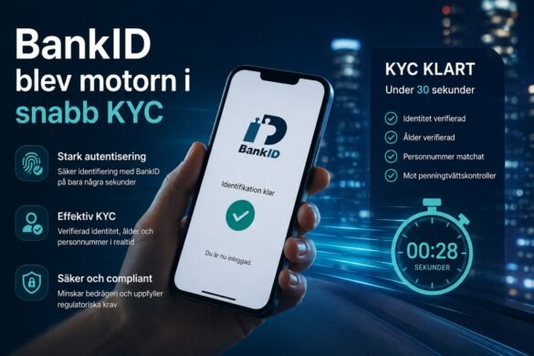 BankID blev motorn i snabb KYC – erfarenheterna från spelbranschen väcker intresse i finanssektorn