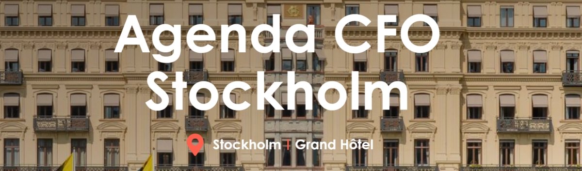 Agenda CFO Stockholm