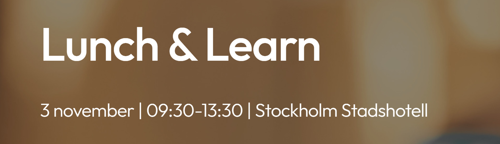 Infinigate -  Lunch & Learn